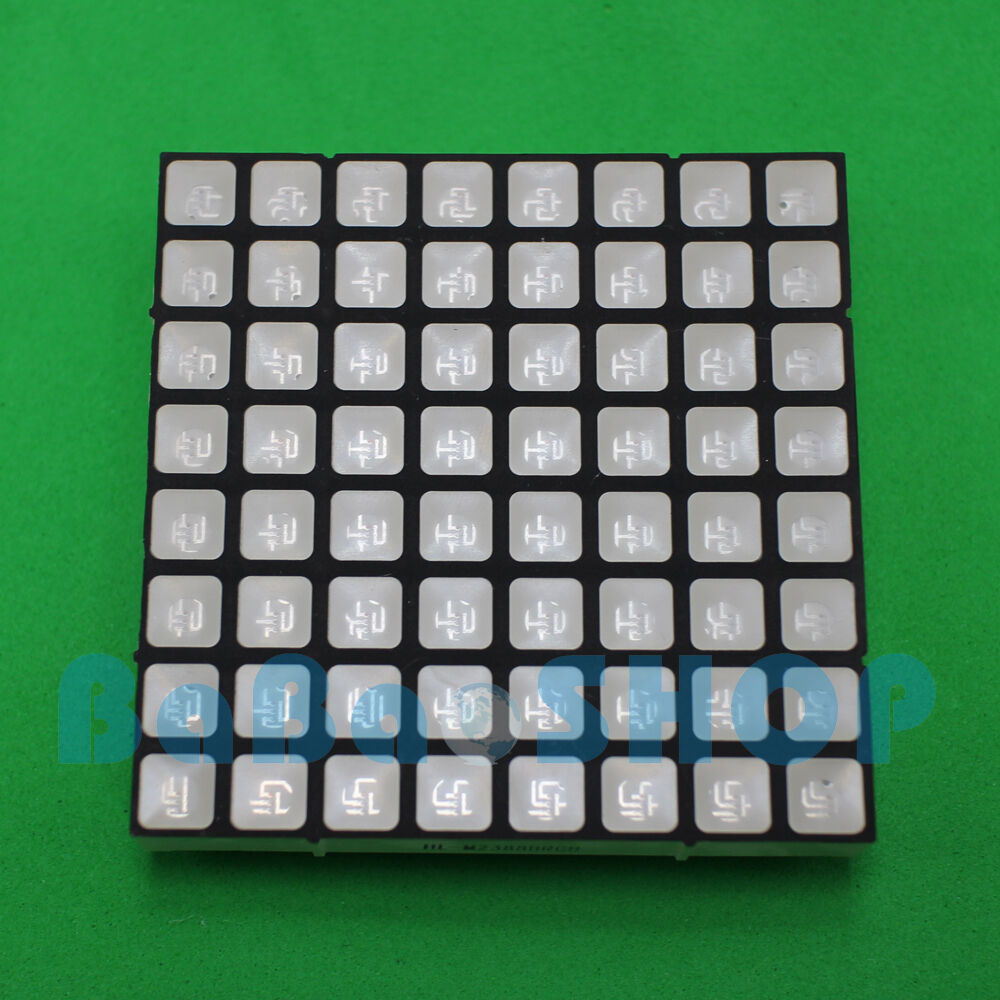 Rgb 8x8 60x60mm Colorful Full Color Led Dot Matrix Display Square Common Anode H